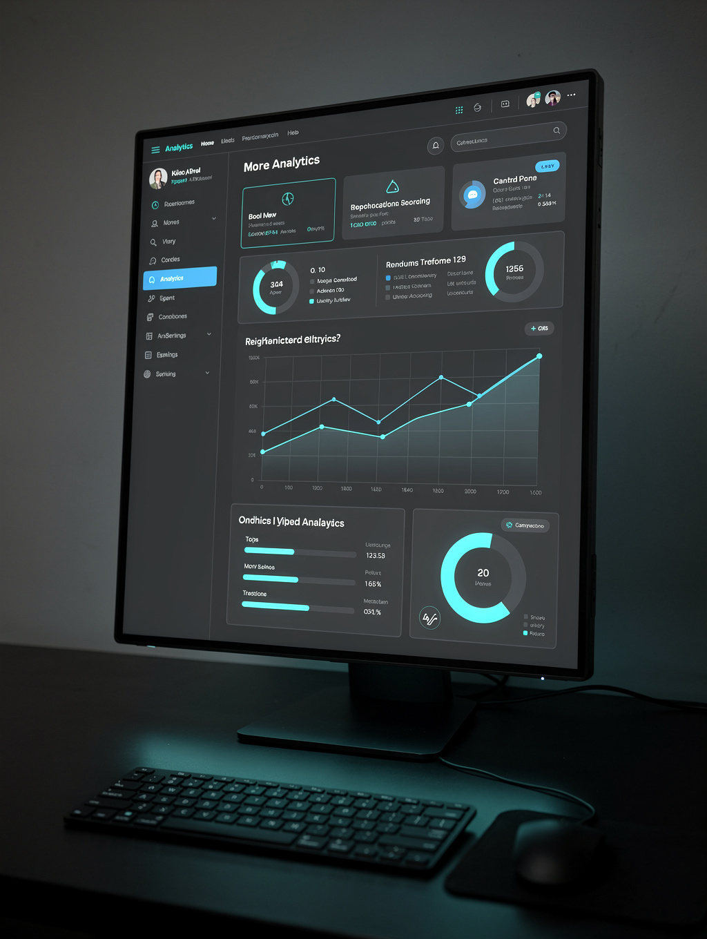 Dashboard interface showing real-time GitHub repository synchronization